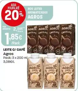 Intermarché Leite c/ cafe agros promoção