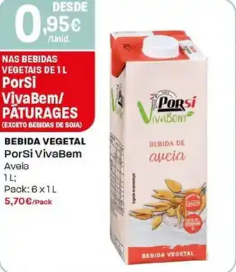 Intermarché Bebida vegetal porsi vivabem promoção