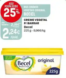 Intermarché Creme vegetal p/barrar becel promoção
