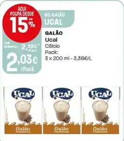 Intermarché Galão ucal cálcio promoção