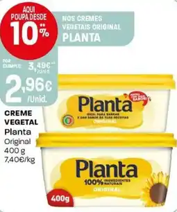 Intermarché Creme vegetal planta promoção
