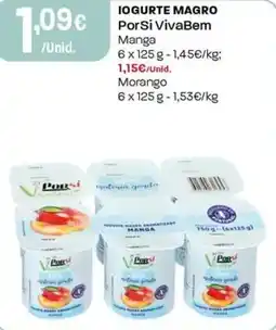 Intermarché Iogurte magro porsi vivabem manga promoção