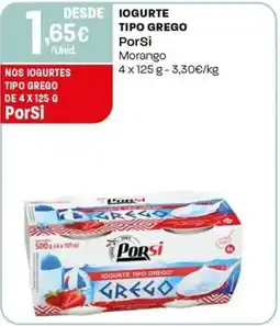 Intermarché Iogurtes tipo grego PorSi promoção