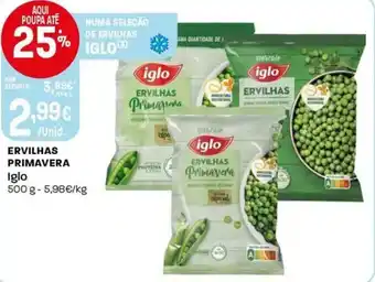 Intermarché Ervilhas primavera iglo promoção
