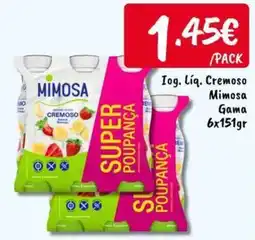 Ponto Fresco Iog. Líq. Cremoso Mimosa promoção