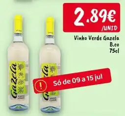 Ponto Fresco Vinho Verde Gazela promoção