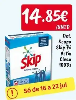Ponto Fresco Skip activ clean promoção