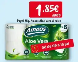 Ponto Fresco Papel Hig. Amoos Aloe Vera 6 rolos promoção