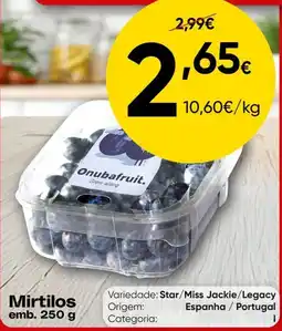 Froiz Mirtilos Onubafruit promoção