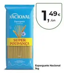 Aqui é fresco Esparguete nacional promoção