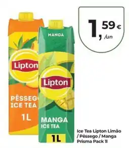 Aqui é fresco Ice Tea Lipton Limão / Pêssego / Manga promoção
