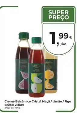 Aqui é fresco Creme Balsâmico Cristal promoção