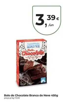 Aqui é fresco Bolo de Chocolate Branca de Neve promoção
