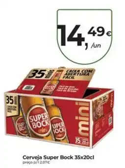 Aqui é fresco Cerveja Super Bock mini promoção