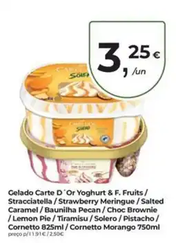 Aqui é fresco Gelado Carte D'Or promoção