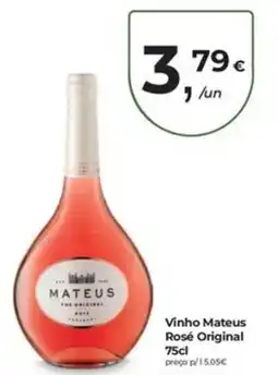 Aqui é fresco Vinho Mateus Rosé Original promoção