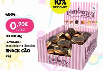 Petoutlet Lambarices Snack Bolacha Chocolate promoção