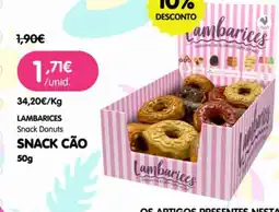 Petoutlet Lambarices snack donuts promoção