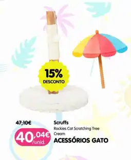 Petoutlet Scruffs Rockies Cat Scratching Tree Cream promoção