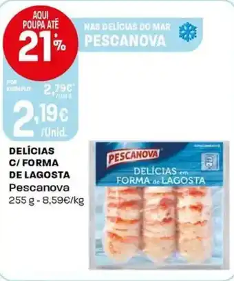 Intermarché Delícias c/forma de lagosta pescanova promoção