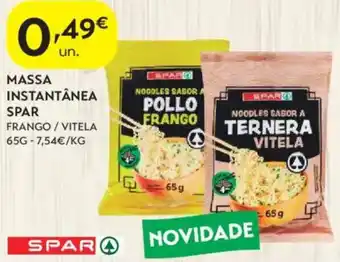 Massa instantânea spar frango / vitela