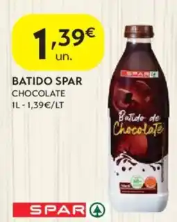 Spar Batido spar chocolate promoção