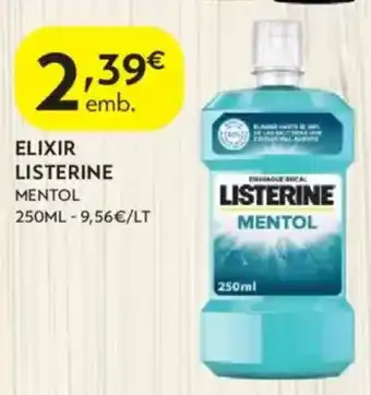 Spar Elixir listerine mentol promoção