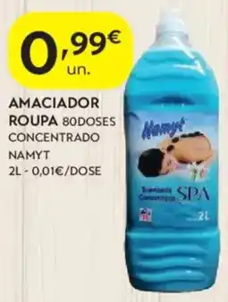 Spar Amaciador roupa concentrado namyt promoção