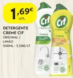 Spar Detergente creme cif original / limão promoção