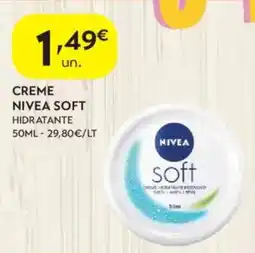 Spar Creme nivea soft hidratante promoção