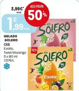 Intermarché Gelado solero ola promoção