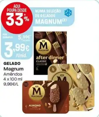 Intermarché Gelado magnum amêndoa promoção