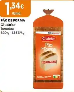 Intermarché Pão de forma chabrior torradas promoção