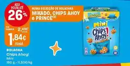 Intermarché Bolacha chips ahoy! mini promoção
