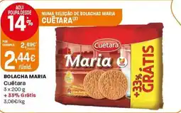 Intermarché Bolacha maria cuétara promoção