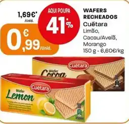 Intermarché Wafers recheados cuetara promoção