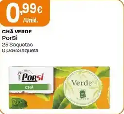 Intermarché Chá verde porsi promoção
