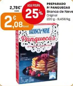 Intermarché Preparado p/panquecas branca de neve original promoção