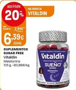 Intermarché Suplementos sugar free vitaldin melatonina promoção