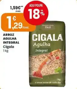Intermarché Arroz agulha integral cigala promoção