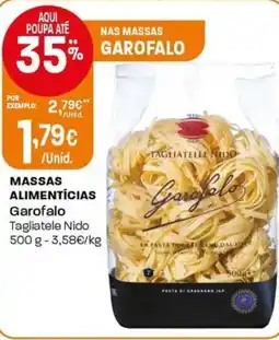 Intermarché Massas alimentícias garofalo tagliatele nido promoção