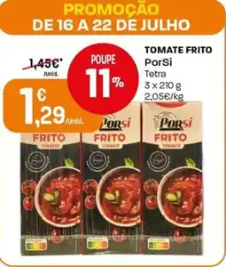 Intermarché Tomate frito porsi promoção