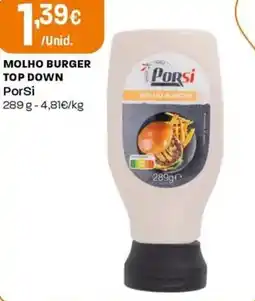 Intermarché Molho burger top down porsi promoção