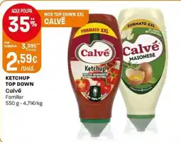 Intermarché Ketchup top down calvé promoção
