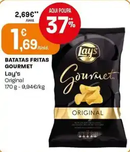 Intermarché Batatas fritas gourmet lay's original promoção