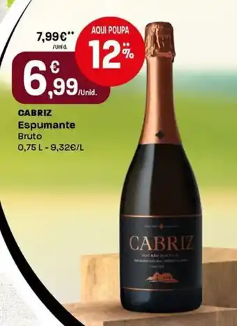 Intermarché Cabriz espumante promoção