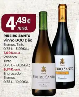 Intermarché Ribeiro santo vinho doc dão promoção