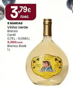 Intermarché 3 marias vinho verde promoção