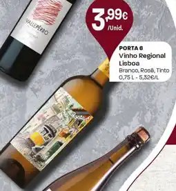 Intermarché Porta 6 vinho regional lisboa promoção