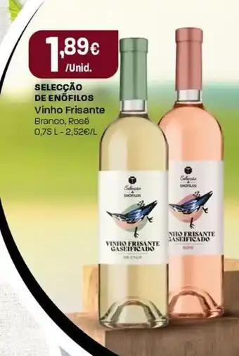 Intermarché Selecção de enofilos vinho frisante promoção